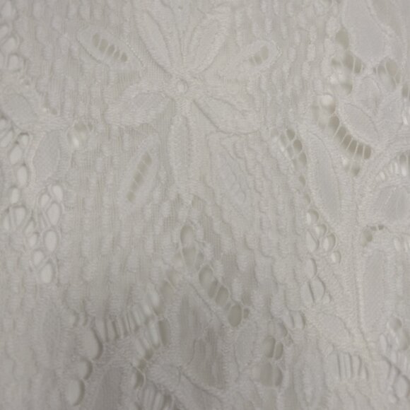 Est 1946 White Lace Skirt long size L - Picture 6 of 9